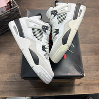 Military Black Jordan 4 Retro (GS) (USED)