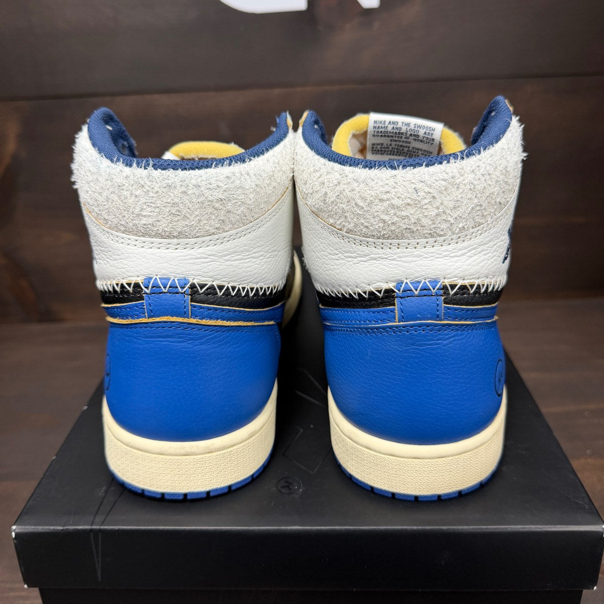 Jordan 1 Retro High OG SP Fragment x Union LA Sport Royal - Image 6