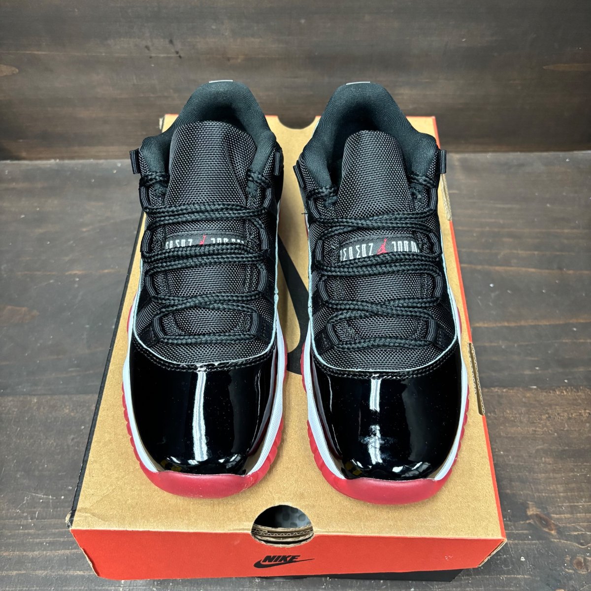 Jordan 11 Retro Low Bred (GS) (2025) Size 6Y (Pre-Owned) - side