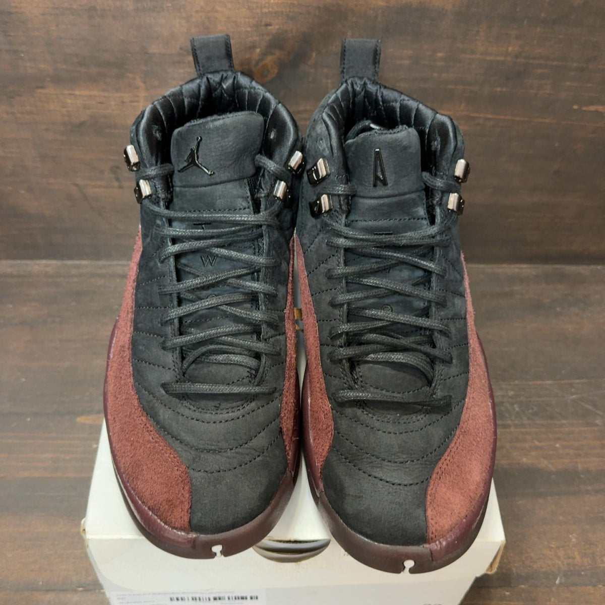 Jordan 12 Retro SP A Ma Maniére Black (Women's) Size 8W (Pre-Owned) - Image 3