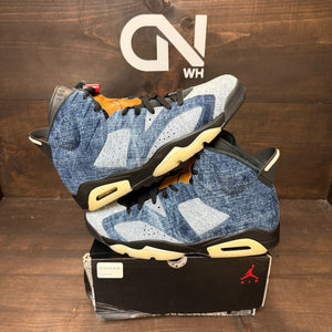 Jordan 6 Retro Washed Denim - Image 1