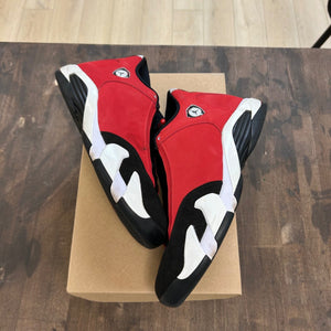 Jordan 14 Retro Gym Red Toro Size 10 (Pre-Owned) - Image 1
