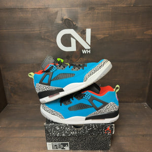 Jordan Spizike Low Neo Turquoise Light Crimson Size 12 (Pre-Owned) - Image 1