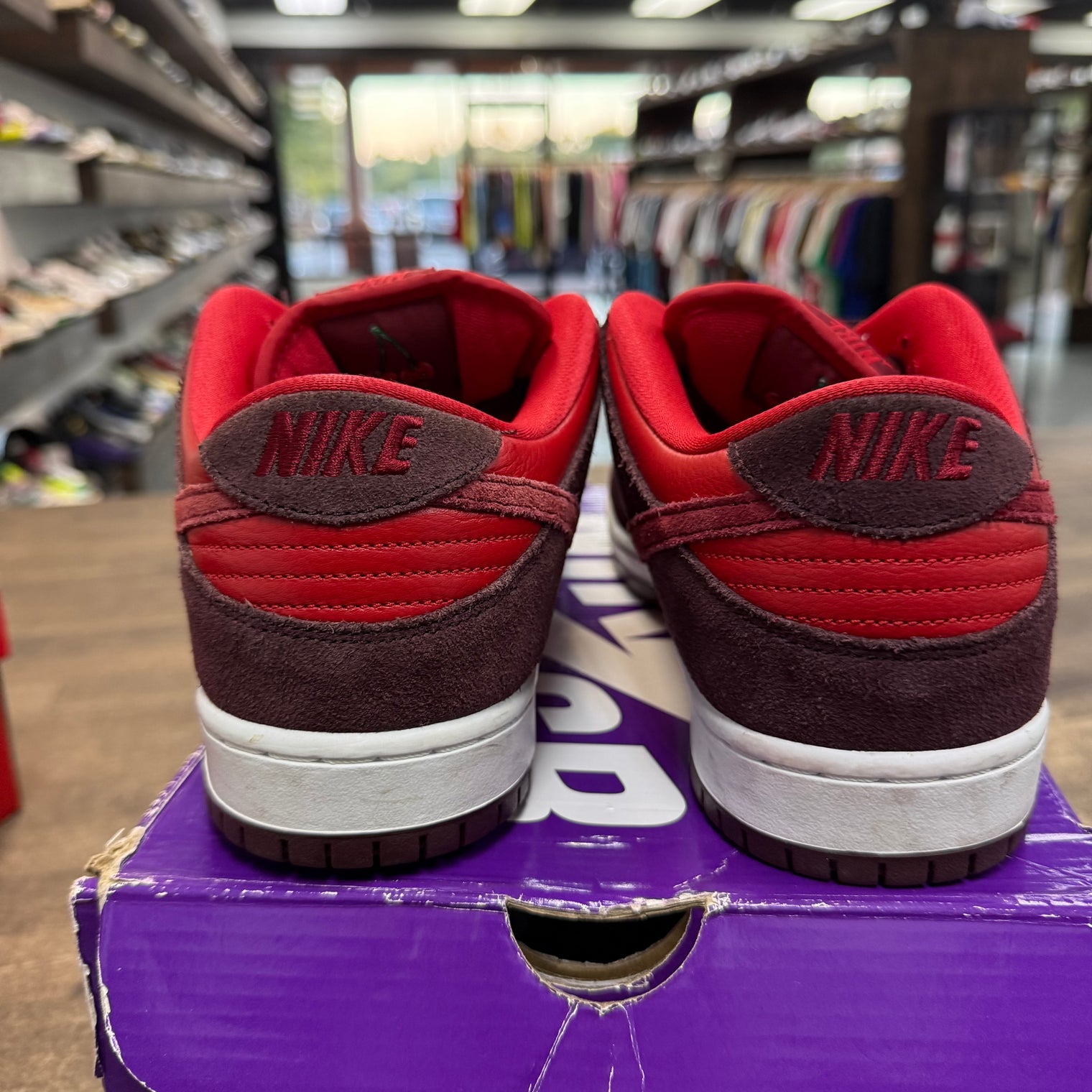 Cherry SB Dunk Low (USED)