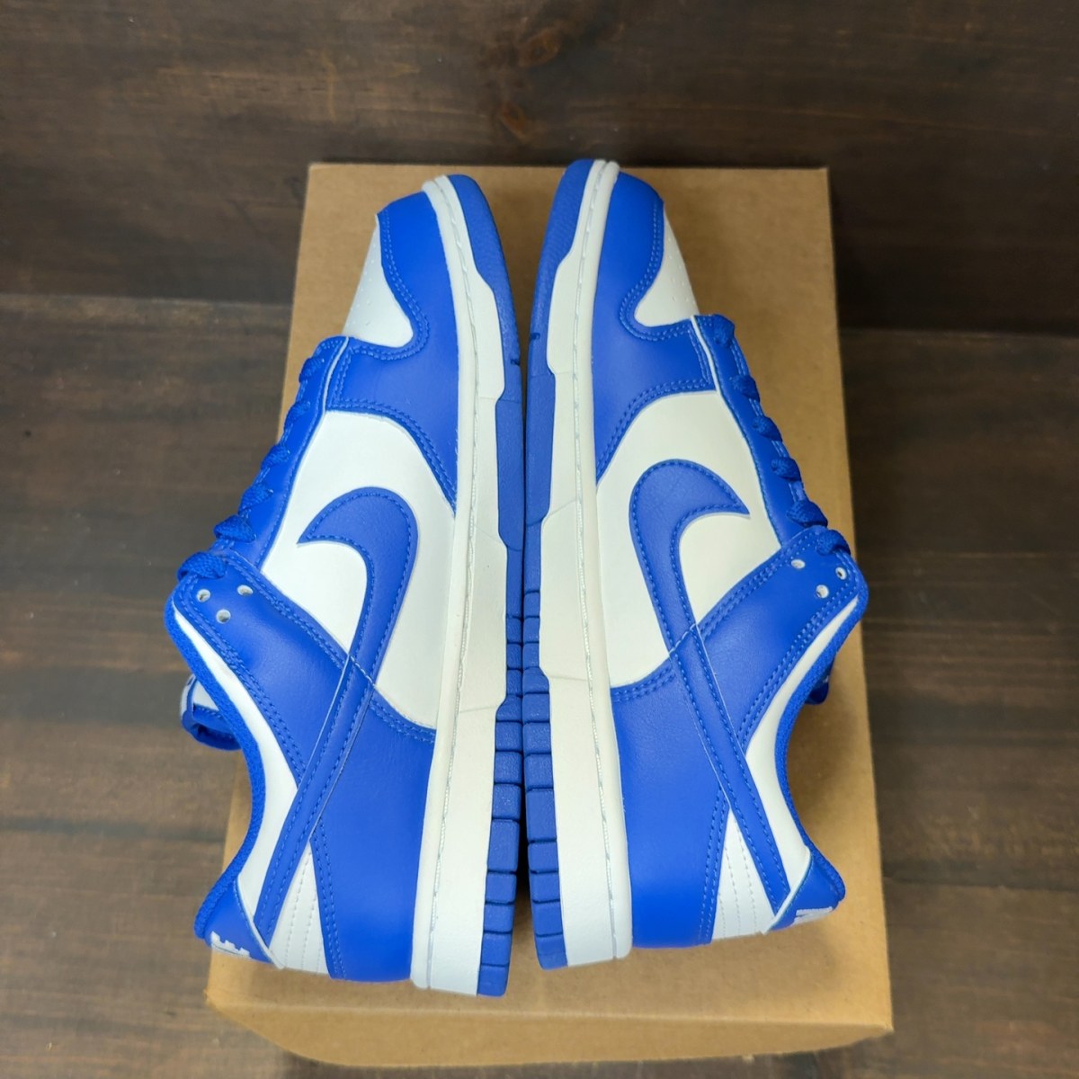 Nike Dunk Low White Hyper Royal (2025) Size 8 (Pre-Owned) - Image 6