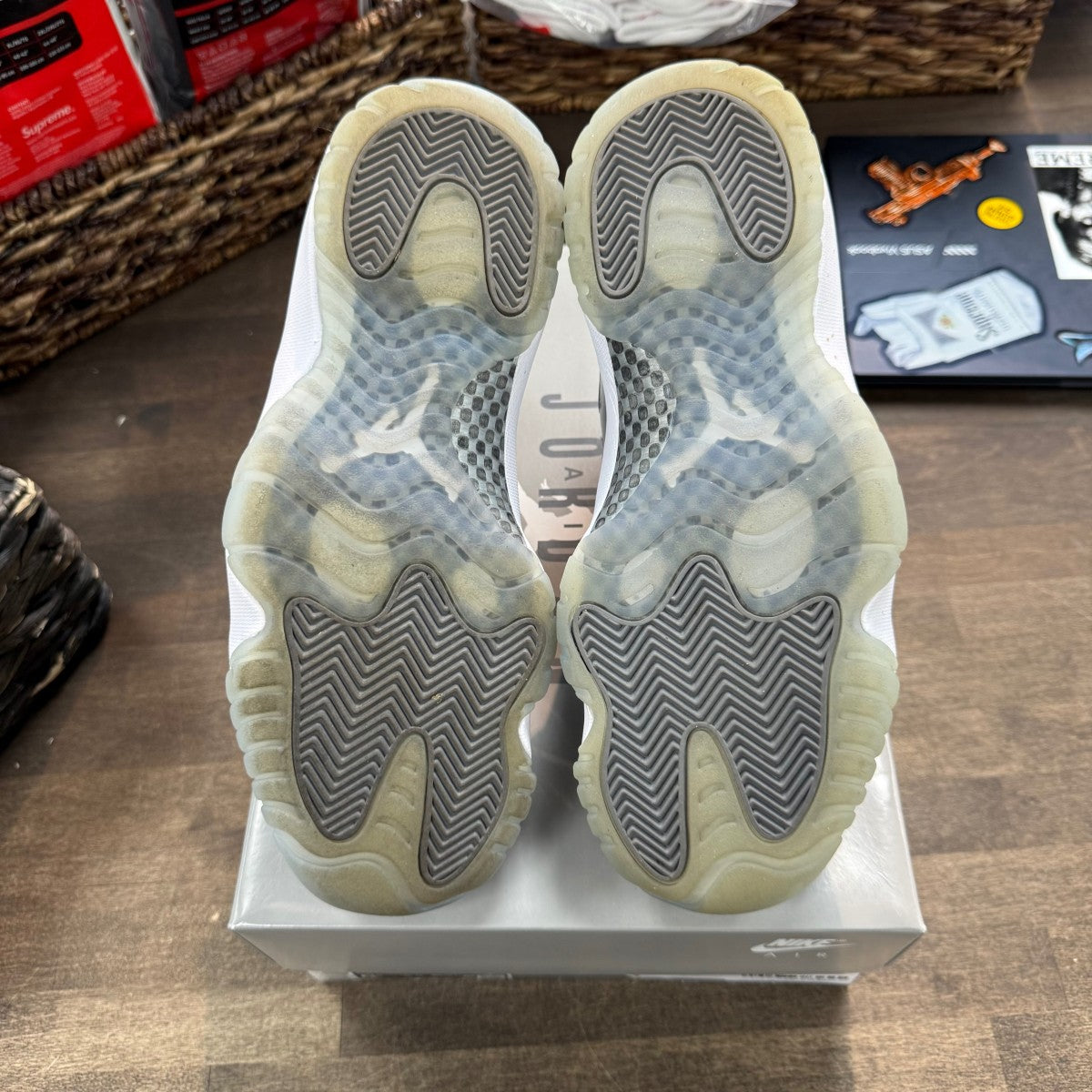 Jordan 11 Retro Cool Grey (2021) Size 8.5 (Pre-Owned) - Image 5