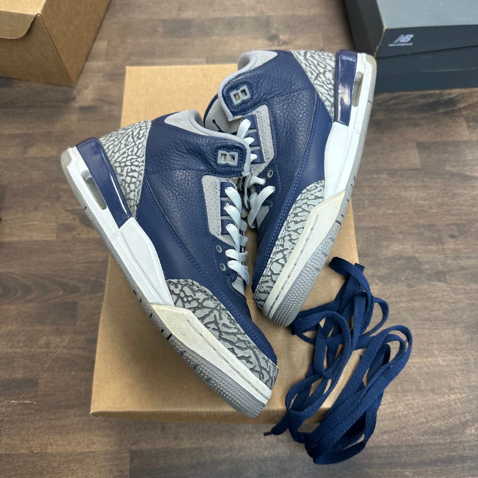 Georgetown Jordan 3 (GS) (USED)