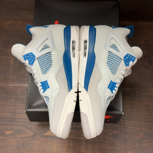 Jordan 4 Retro Military Blue (2024) Size 12 (Pre-Owned) - aux