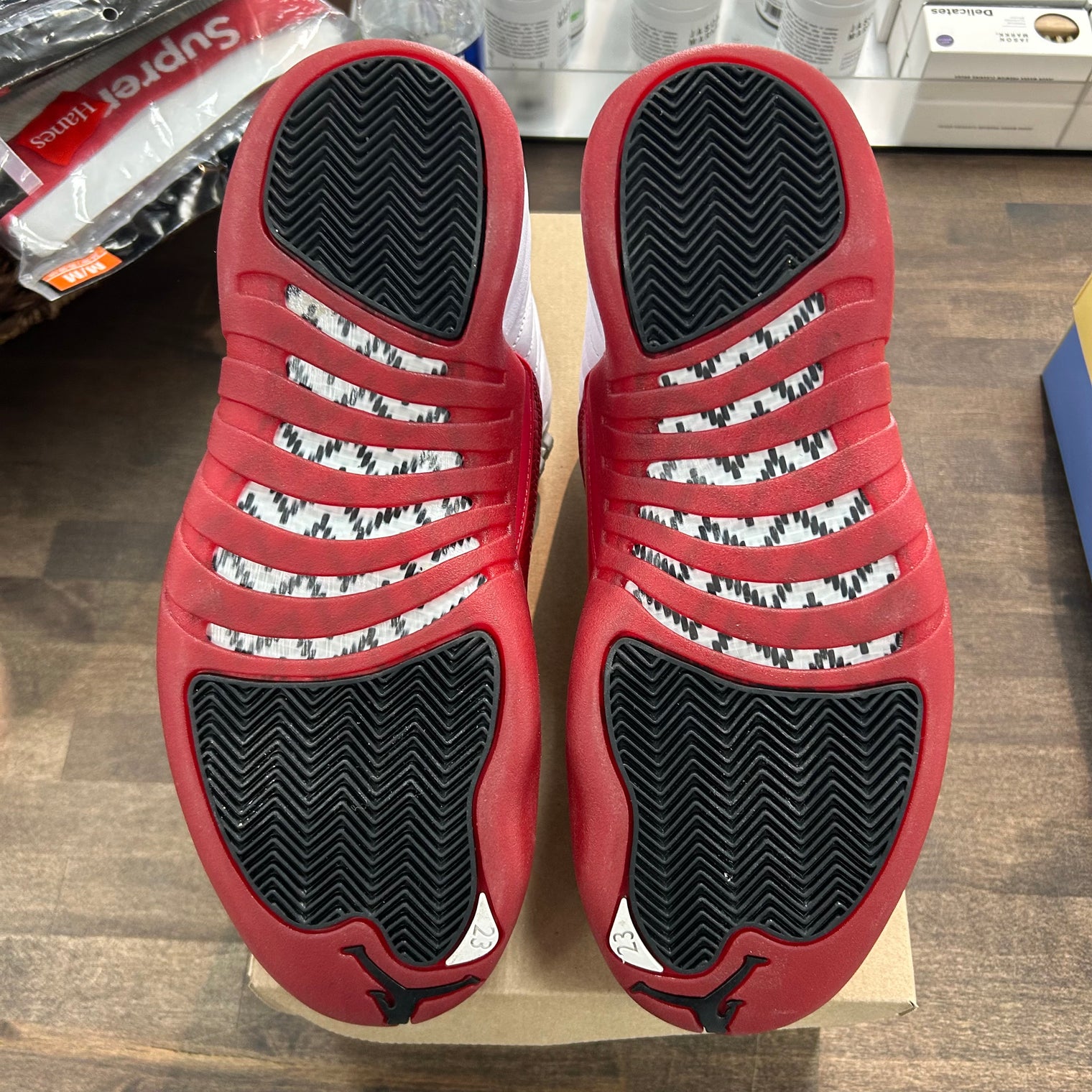 Cherry Jordan 12 Retro (USED,No Box)