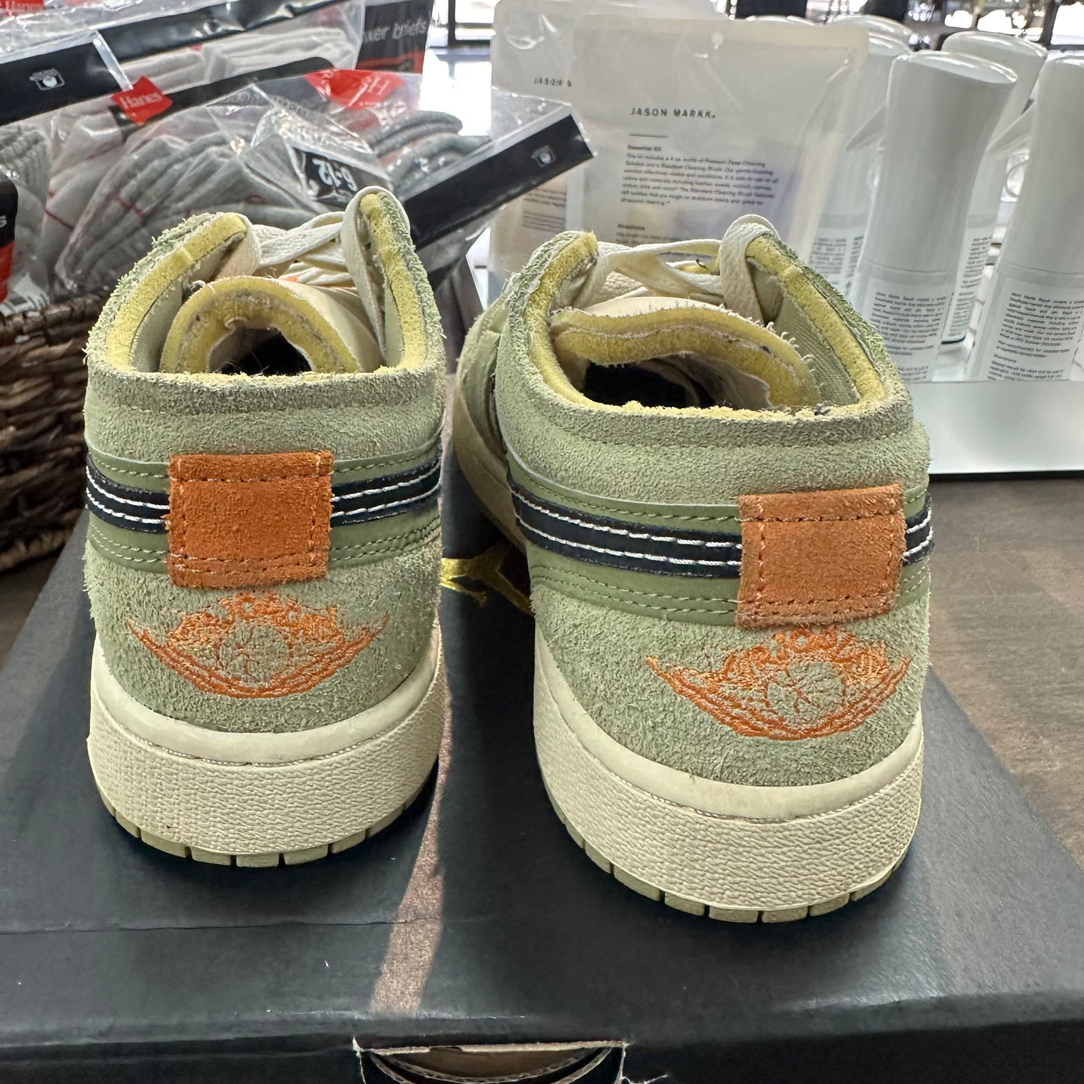 Sky J Light Olive Jordan 1 Low (GS) (USED)