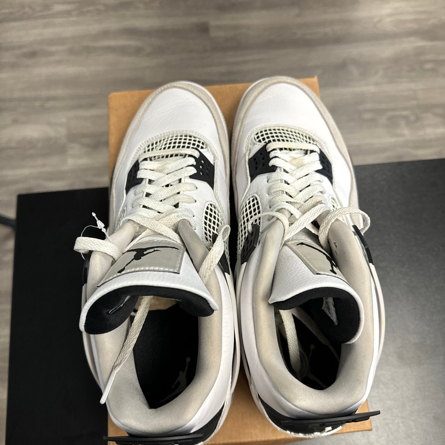 Jordan 4 Retro Military Black (USED, no box)