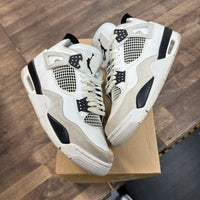 Military Black Jordan 4 Retro (USED, B-Grade Pair, No box)