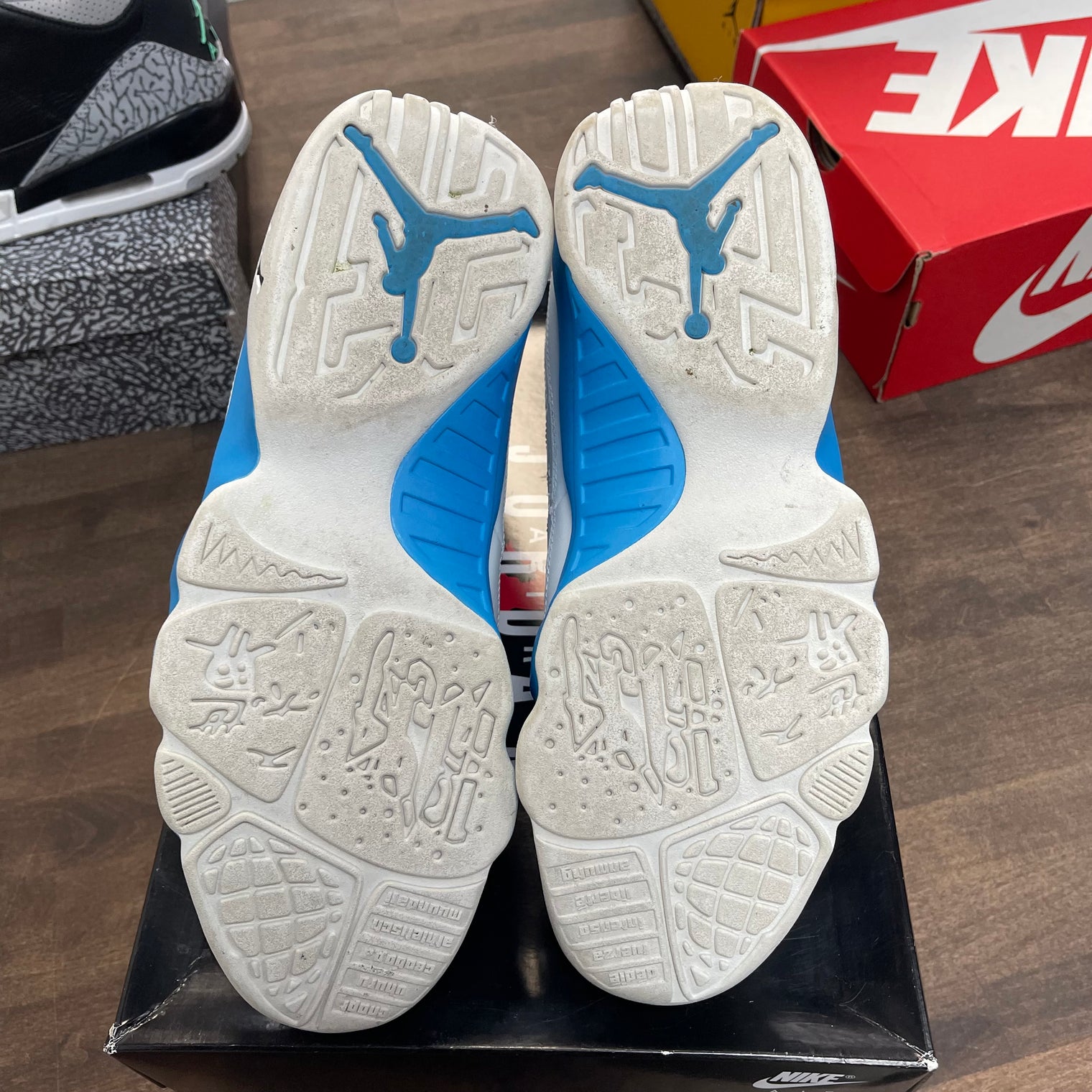 Powder Blue Jordan 9 (USED)