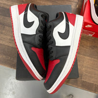 Bred Toe Jordan 1 Low (USED)