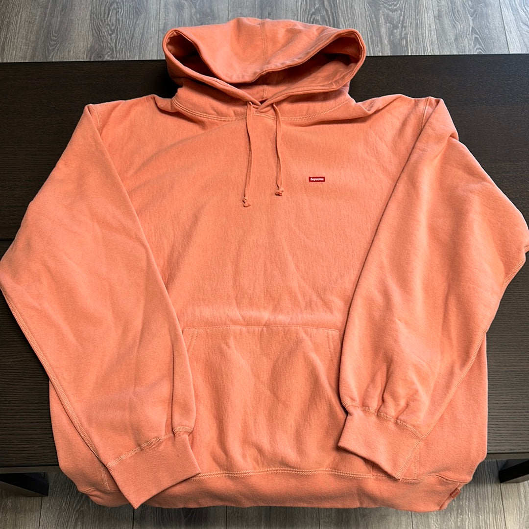 Supreme Small Box Logo Hoodie Coral (Used)