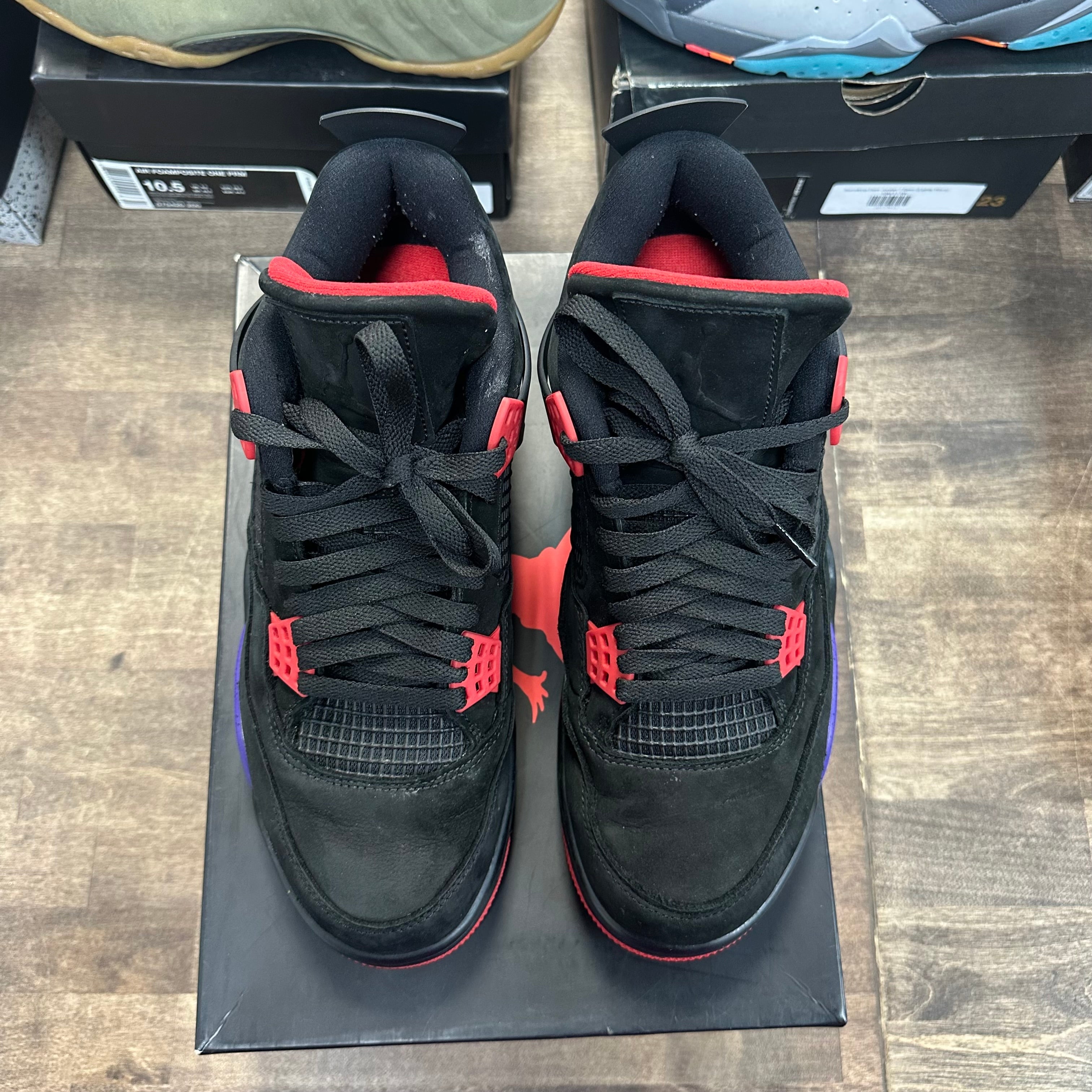 Jordan Raptors Jordan 4 Retro (2018) (USED) Size 10 (Pre-Owned) - Image 2