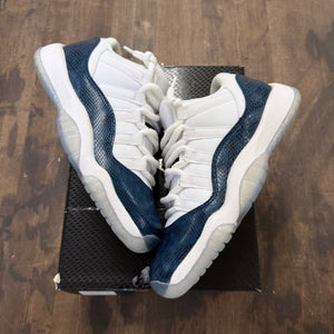 Jordan 11 Retro Low Snake Navy (2019) (GS) - Image 1