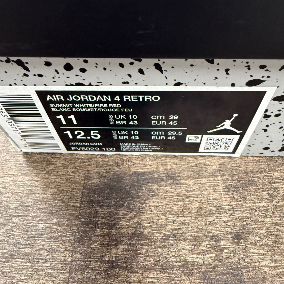 Jordan 4 Retro White Cement (2025) Size 11 (Pre-Owned) - Image 6