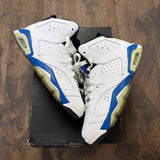 Jordan 6 Retro Sport Blue (2014) (GS) - Image 1