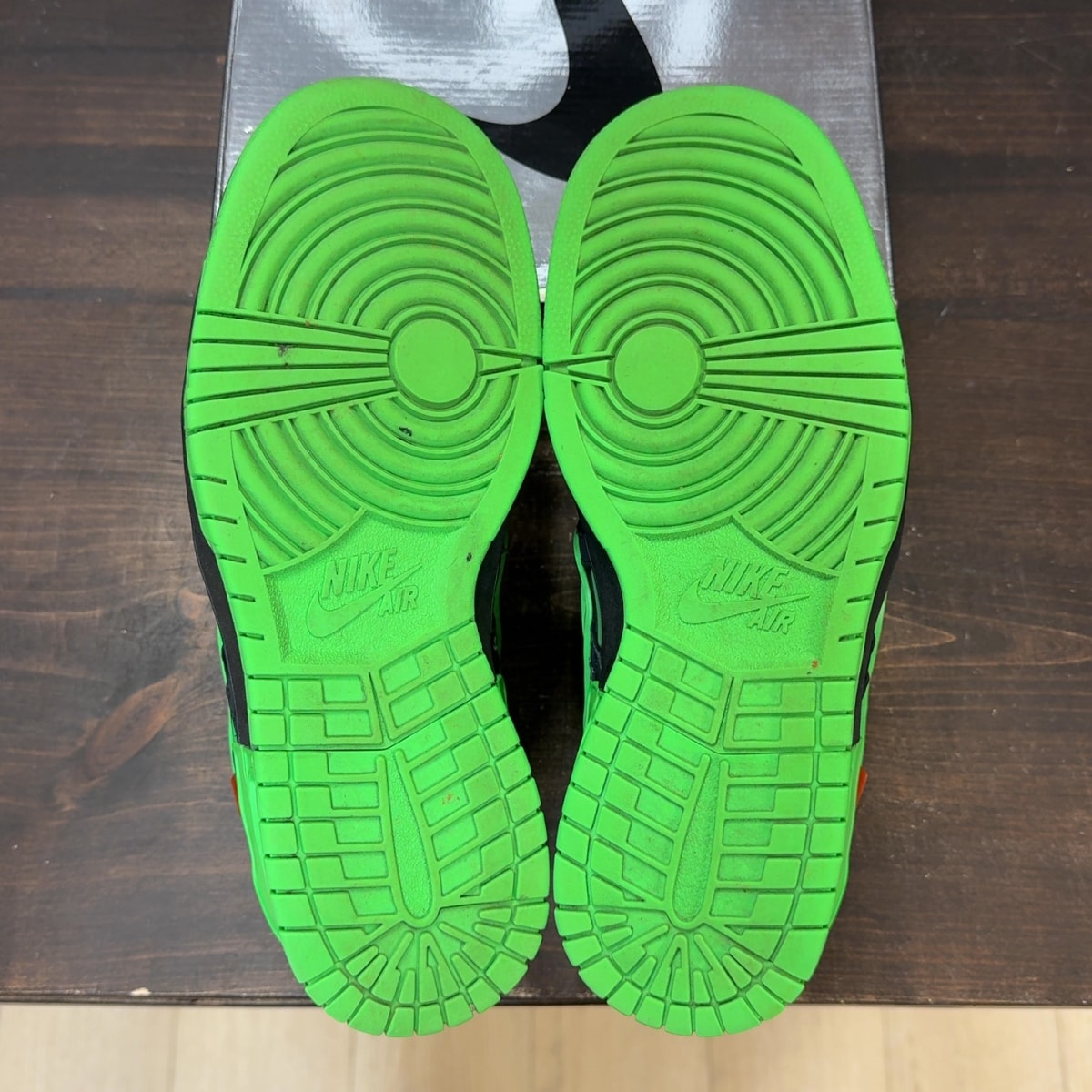 Nike Air Rubber Dunk Off-White Green Strike - Image 9