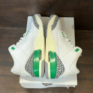 Jordan 3 Retro Lucky Green (Women's) Size 7W (Pre-Owned)
