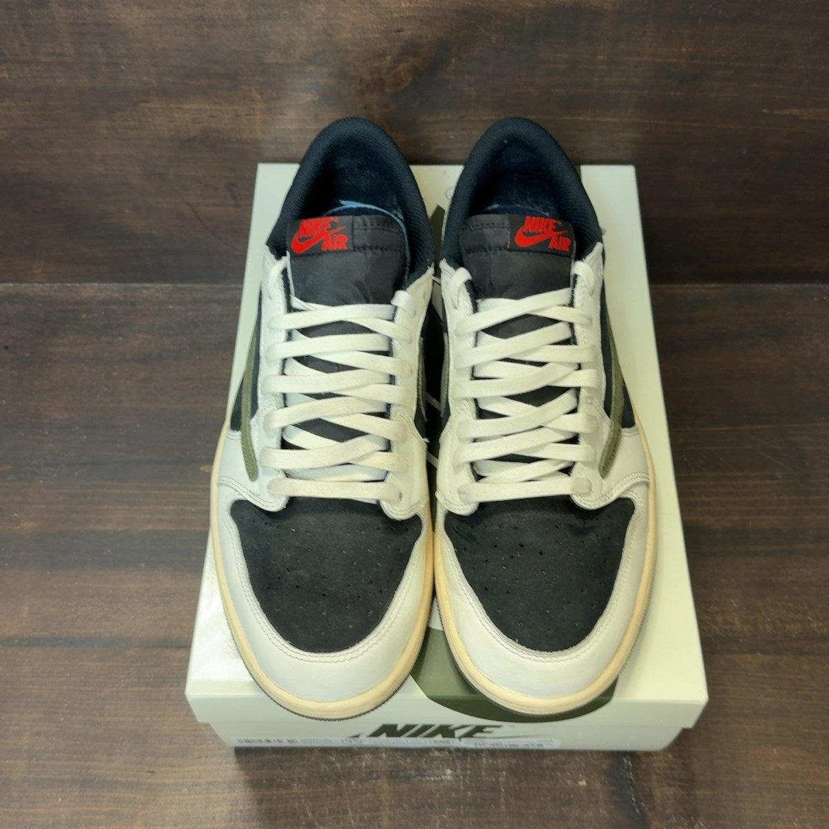 Jordan 1 Retro Low OG SP Travis Scott Olive (Women's) Size 13W (Pre-Owned)