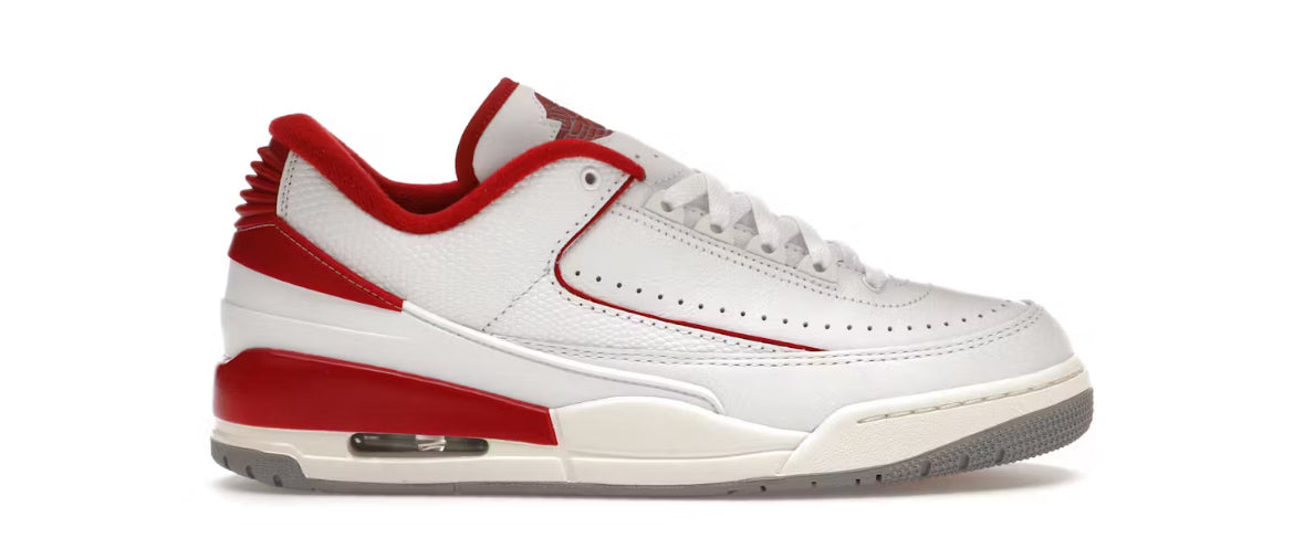 Jordan 2/3 White Varsity Red