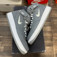 Jewel NYC Cool Grey Air Force 1 Mid QS (USED)