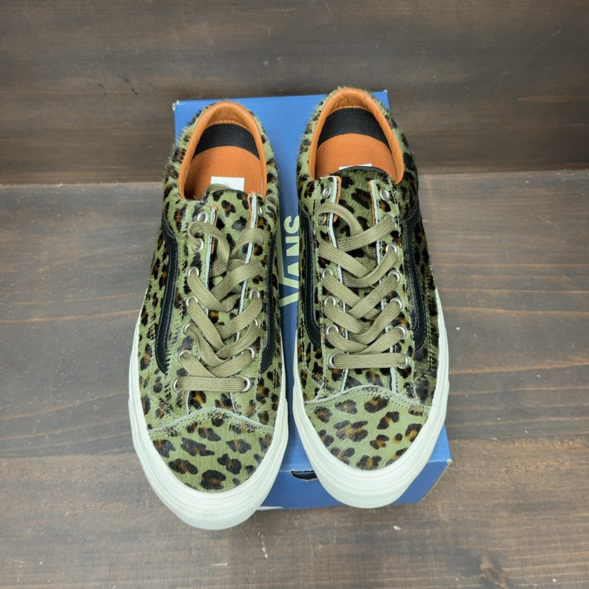 Vans Premium Old Skool 36 Pony Cheetah Olive - Image 3