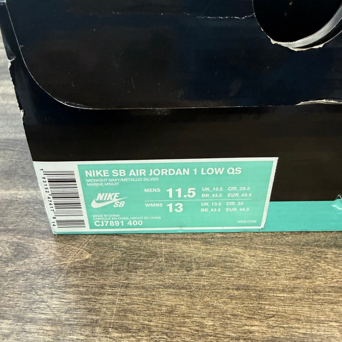 Jordan 1 Low SB Midnight Navy - Image 7