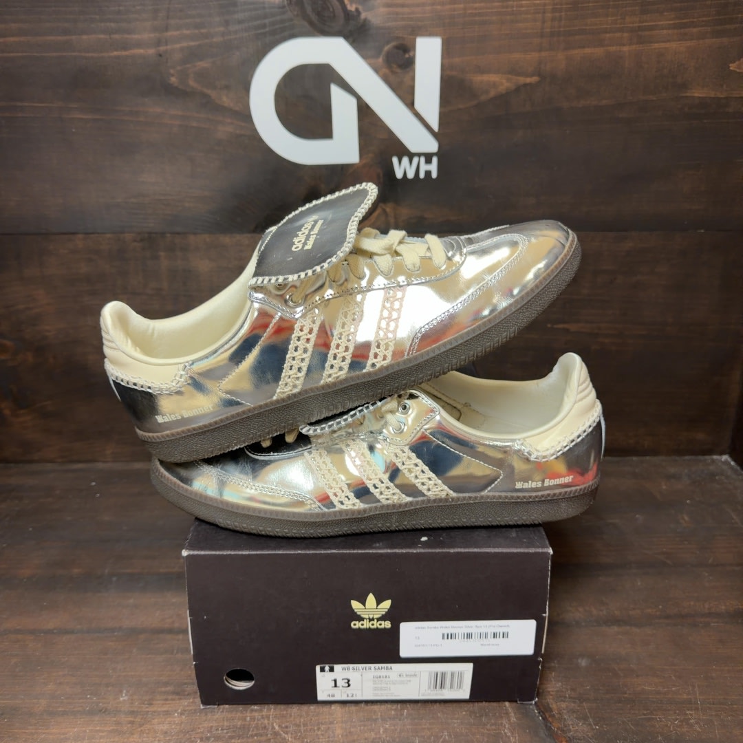 adidas Samba Wales Bonner Silver - Image 1