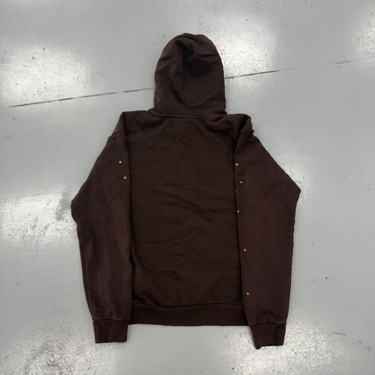 Cactus Jack by Travis Scott x Sp5der Days Before Rodeo Hoodie 'Brown' Size L (Pre-Owned) - Image 2