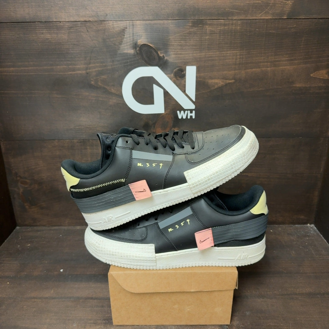 Nike Air Force 1 Type Black Size 15 (Pre-Owned) - Image 1