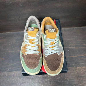 Jordan 1 Retro Low OG Zion Williamson Voodoo Size 8 (Pre-Owned) - back