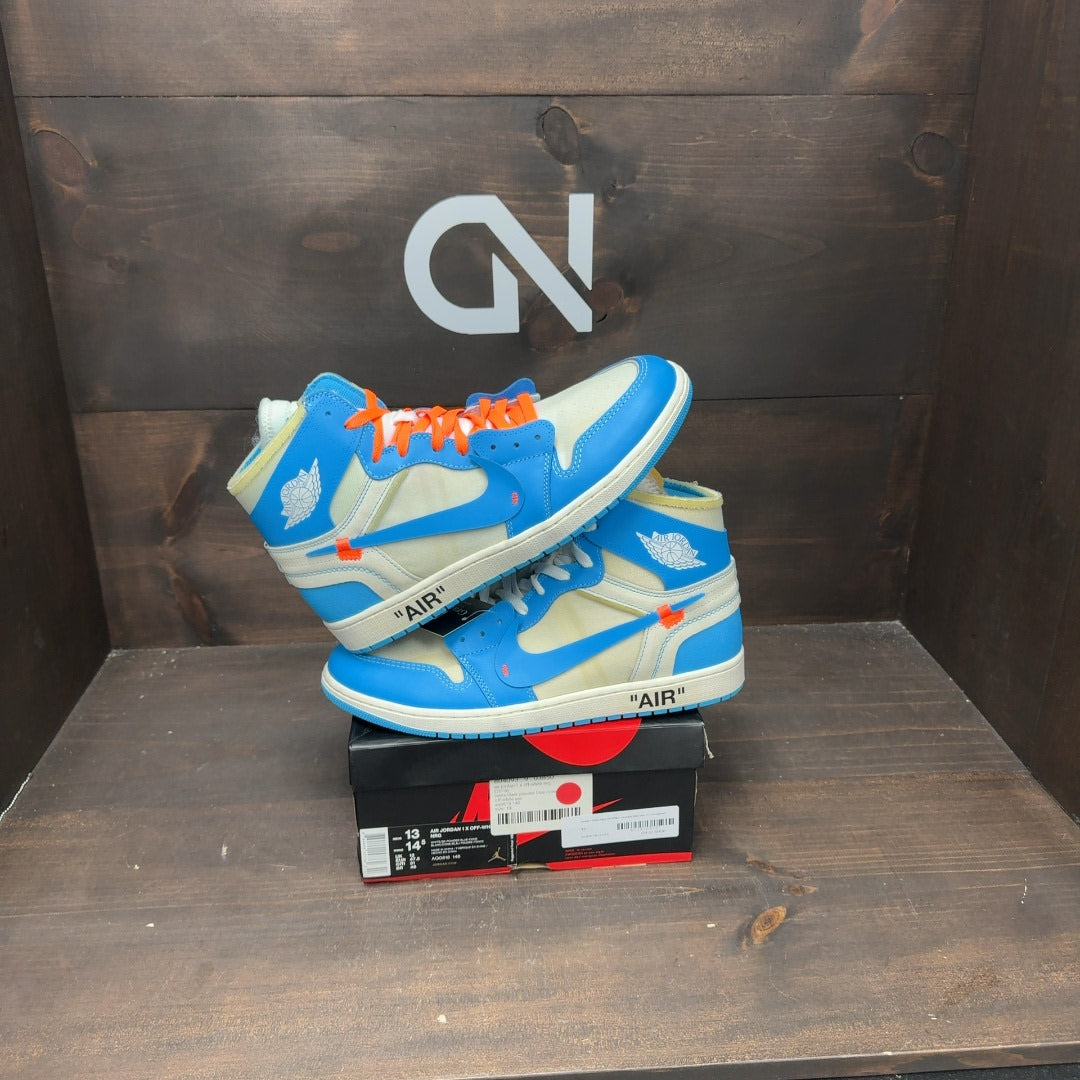 Jordan 1 Retro High Off-White University Blue - Image 1