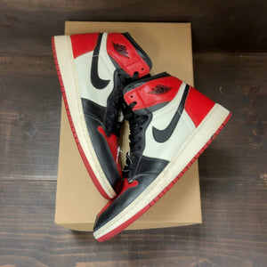 Jordan 1 Retro High Bred Toe (GS) Size 7Y (Pre-Owned) - back