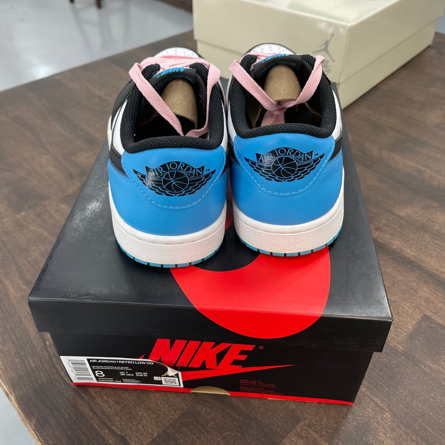 Nike Jordan 1 Low Powder Blue (USED)