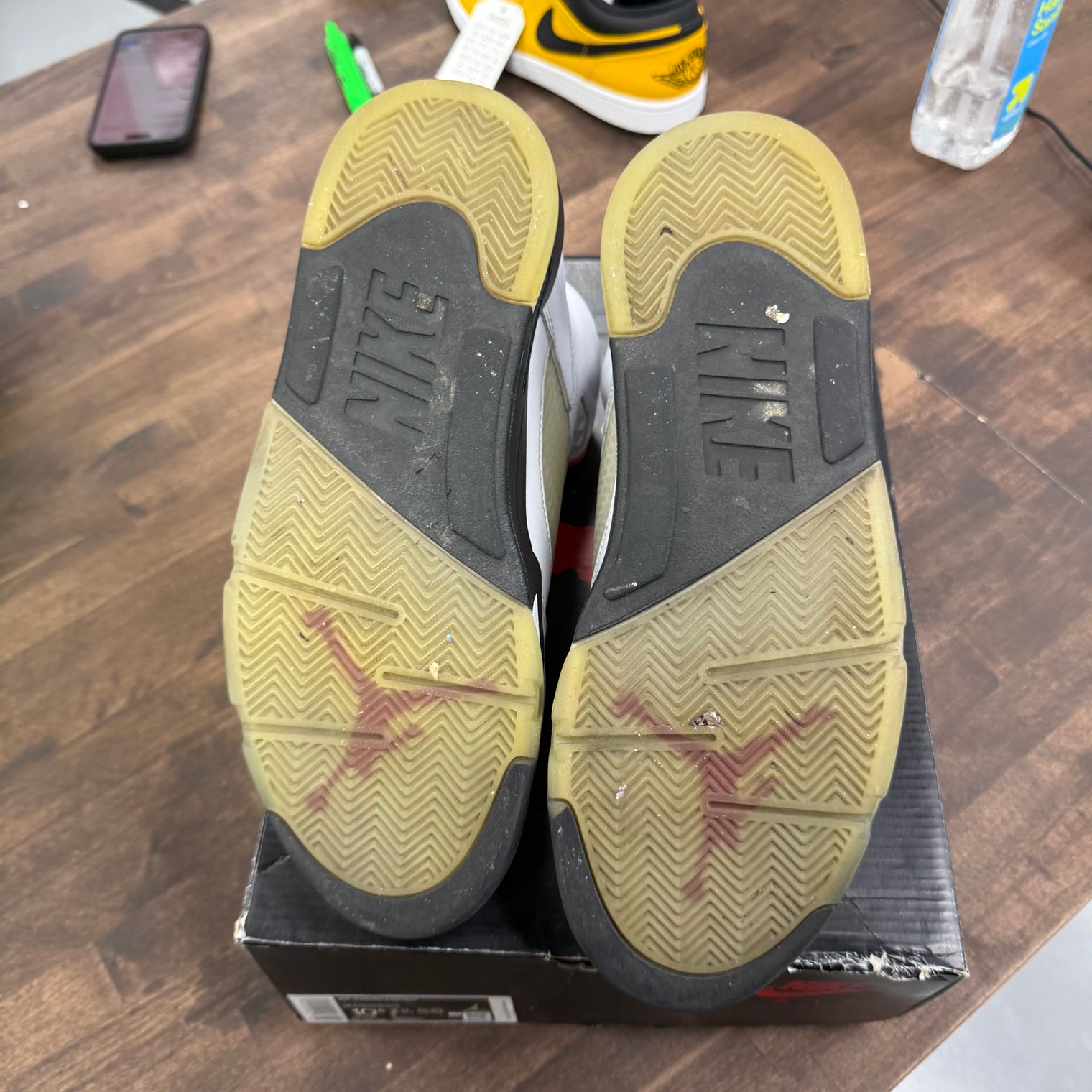 Fire Red Silver Tongue Jordan 5 Retro (USED)