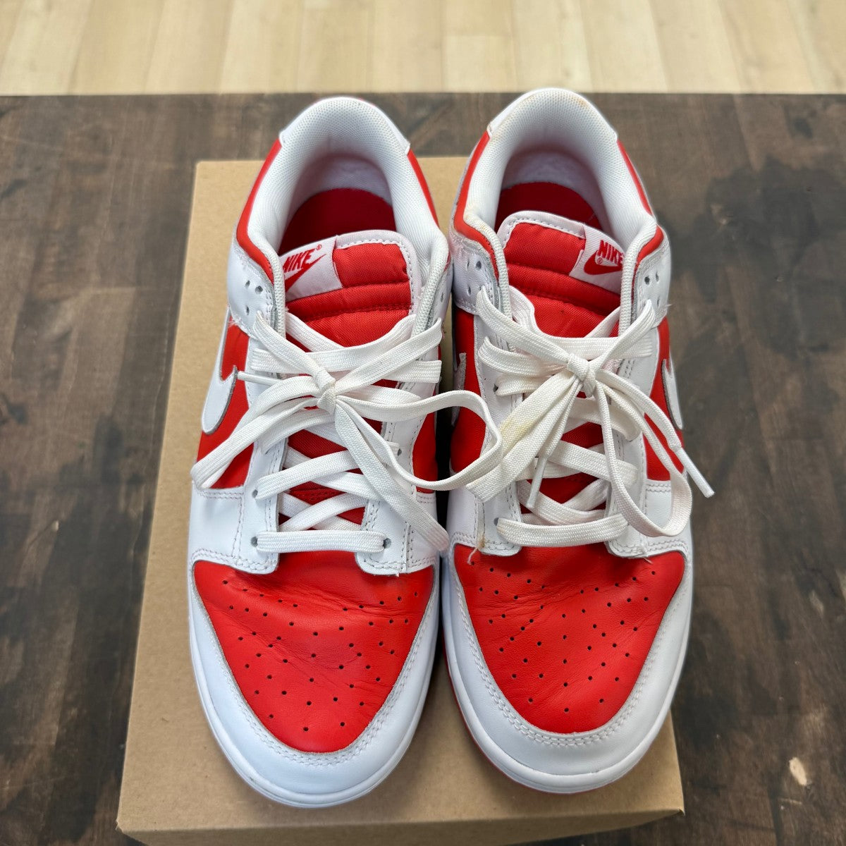 Nike Dunk Low Championship Red Size 10.5 (Pre-Owned) - Image 2