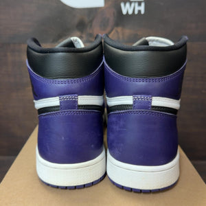 Jordan 1 Retro High Court Purple White Size 10 (Pre-Owned) - Image 4