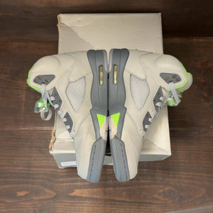 Jordan 5 Retro Green Bean (2022) Size 8.5 (Pre-Owned) - aux