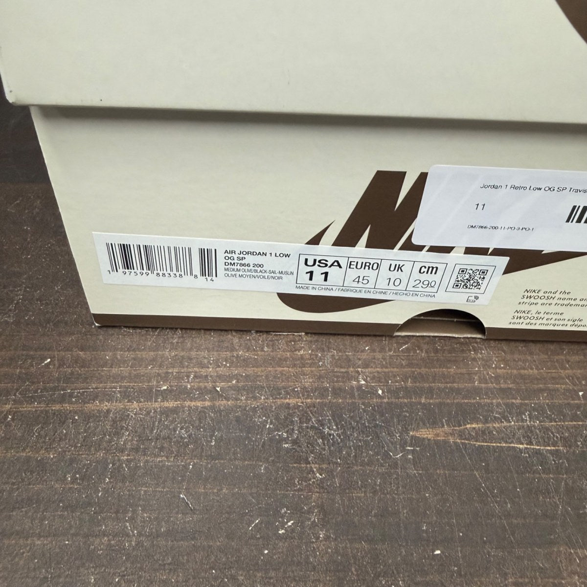 Jordan 1 Retro Low OG SP Travis Scott Medium Olive - Image 7