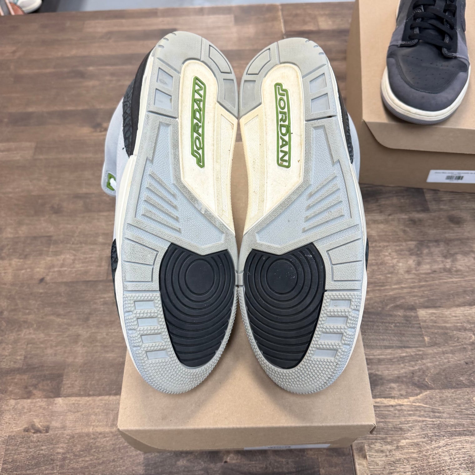 Chlorophyll Jordan 3 Retro (USED, No Box)