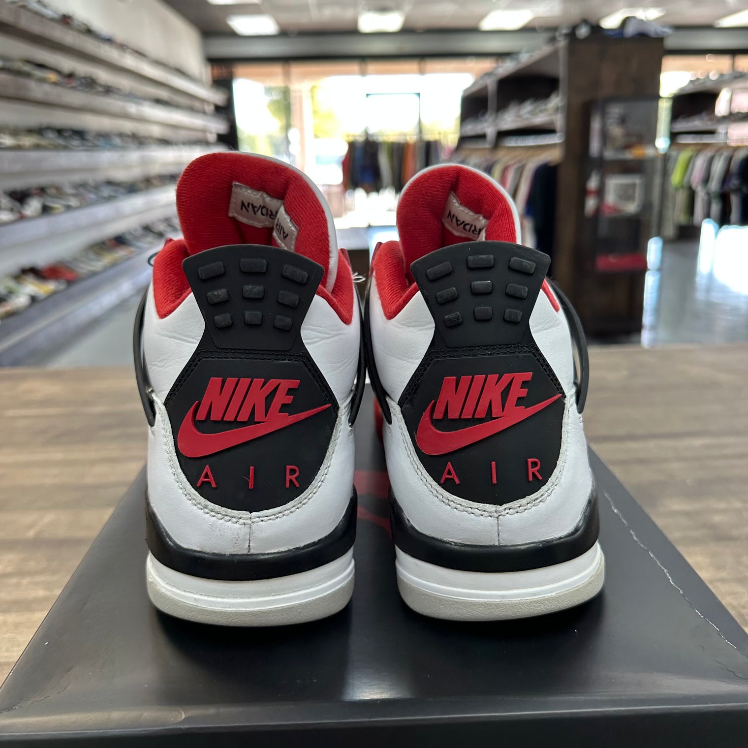 Fire Red Jordan 4 Retro (2020) (USED, Replacement Box)