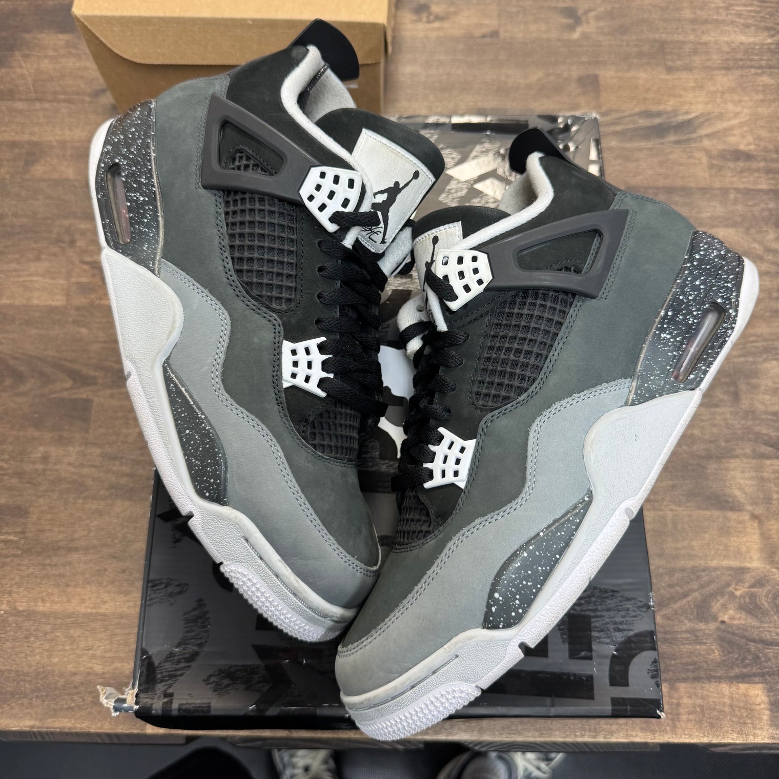Fear Jordan 4 Retro (USED, No Insoles)