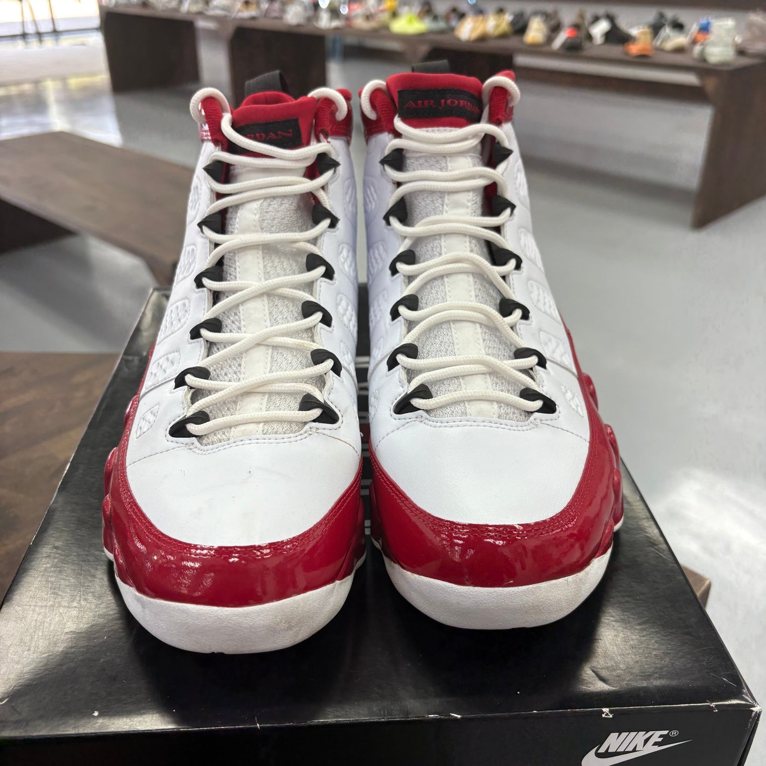 White Gym Red Jordan 9 Retro (USED)