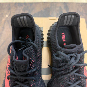adidas Yeezy Boost 350 V2 Core Black Red Size 9 (Pre-Owned) - Image 3
