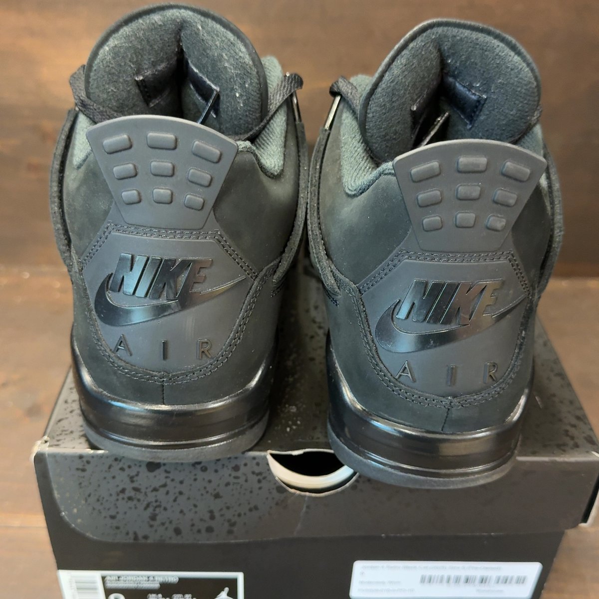 Jordan 4 Retro Black Cat (2025) Size 9 (Pre-Owned) - aux