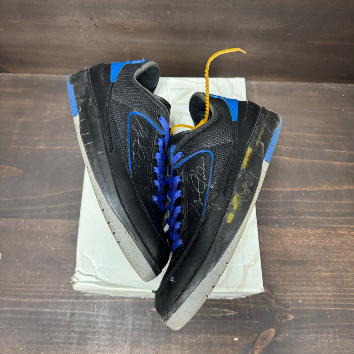 Jordan 2 Retro Low SP Off-White Black Blue - Image 2