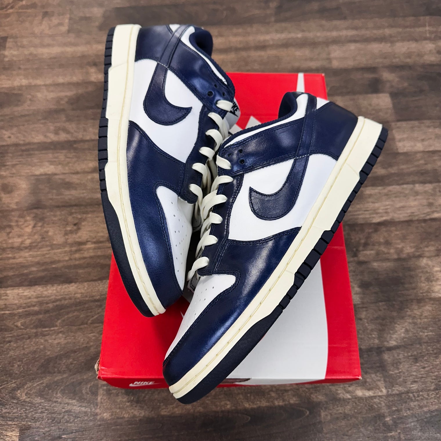 (W) Vintage Navy Nike Dunk Low (USED)